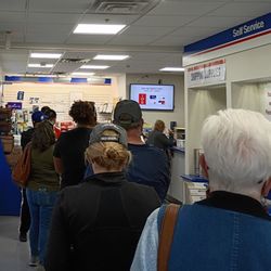 US Post Office - Line moving quickly during the holidays.