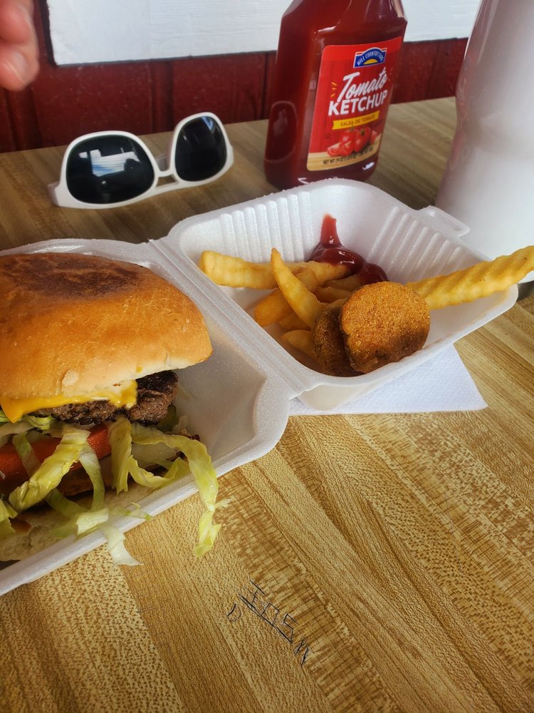 Food from Brown's Drive In