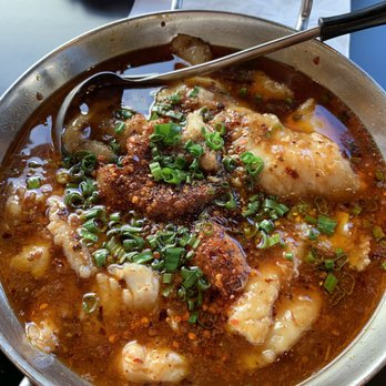 Chengdu Taste - Boiled Sliced Fish in Hot Sauce - Szechuan Near Me - Honolulu, Hawaii