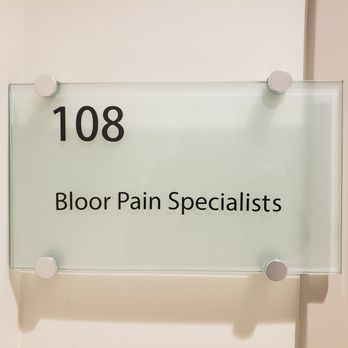 Bloor Pain Specialists - We are in Suite 108, ground floor, left of the elevators - Pain Management Near Me - Toronto, Ontario Bloor Pain Specialists - We are in Suite 108, ground floor, left of the elevators - Pain Management Near Me - Toronto, Ontario