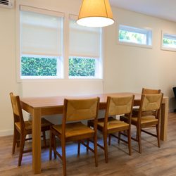 Rust & Root Furniture - White oak Parsons dining table