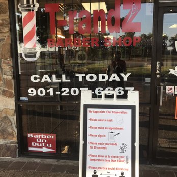 T-randZ Barbershop - An outside view of the store front. - Barbers Near Me - Memphis, Tennessee T-randZ Barbershop - An outside view of the store front. - Barbers Near Me - Memphis, Tennessee