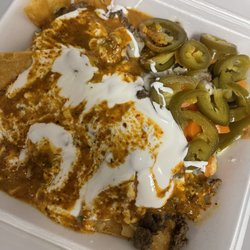 Carne asada nachos