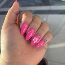 Gel x nails with design Gel x nails with design