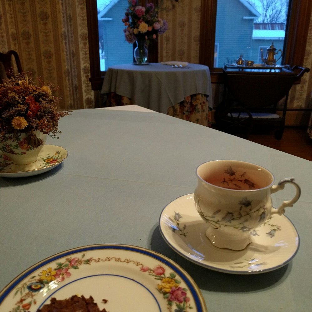 Afternoon tea after arrival. Afternoon tea after arrival.