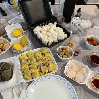 The Dim Sum - Lotus leaf wrapped sticky rice, red bean sesame seed buns, egg tarts, pork bao, shrimp dumplings, and chicken feet - Dim Sum Near Me - Westminster, California The Dim Sum - Lotus leaf wrapped sticky rice, red bean sesame seed buns, egg tarts, pork bao, shrimp dumplings, and chicken feet - Dim Sum Near Me - Westminster, California