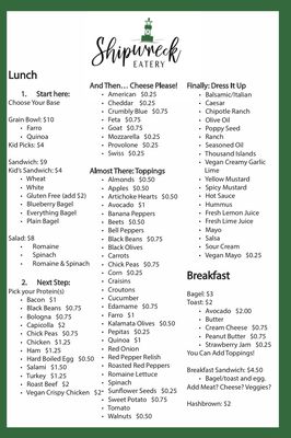 Menu photo 3 Shipwreck Eatery Clayton, NY
