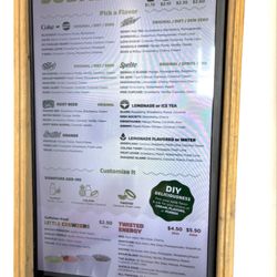 Twisted Sugar - Menu