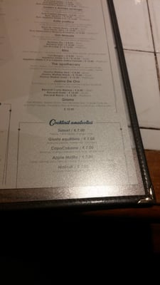 Menu photo 6 Dulcamara Rome, RM Menu photo 6 Dulcamara Rome, RM