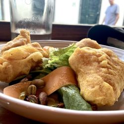 Tasquinha Vieira - Forkbeard Fish, Saffron Tempura, Salad, Cashew