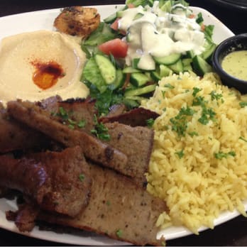 Green Olive - Gyro plate. Yummy!!!! - Mediterranean Near Me - Downey, California