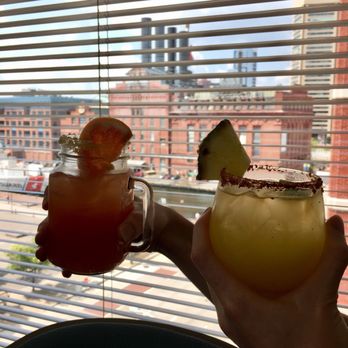 Miss Shirley's Cafe, Inner Harbor - Southern Ruby Crush and Jalapeño Pineapple Margarita - Breakfast & Brunch Near Me - Baltimore, Maryland Miss Shirley's Cafe, Inner Harbor - Southern Ruby Crush and Jalapeño Pineapple Margarita - Breakfast & Brunch Near Me - Baltimore, Maryland