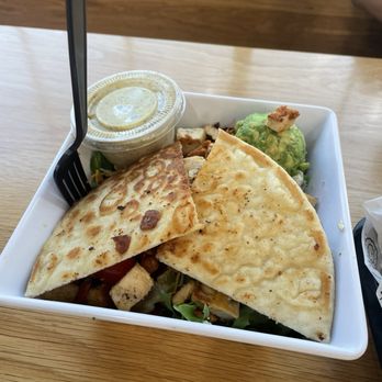 Eat Fantastic - Cobb salad with chicken, vinaigrette and pita bread - American Near Me - Tustin, California Eat Fantastic - Cobb salad with chicken, vinaigrette and pita bread - American Near Me - Tustin, California