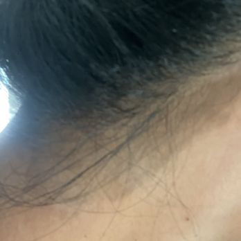 Hair Salon By Sky - The hair dye on my neck continues around the back of my neck. - Hair Salons Near Me - Glendale, California