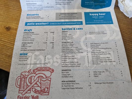 Menu photo 2 Fassler Hall Tulsa, OK