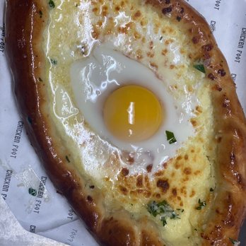 Chicken Foot - Khachapuri - Modern European Near Me - Santa Cruz, California Chicken Foot - Khachapuri - Modern European Near Me - Santa Cruz, California