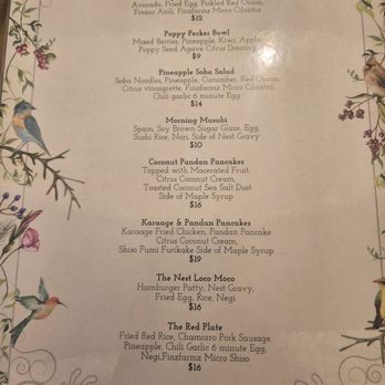 Darling Aviary - Brunch food menu - Bars Near Me - Sacramento, California Darling Aviary - Brunch food menu - Bars Near Me - Sacramento, California