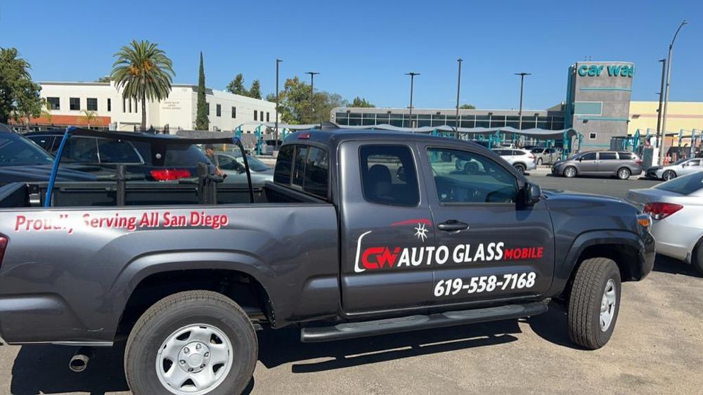 CW MOBILE AUTO GLASS El Cajon, California Windshield Installation