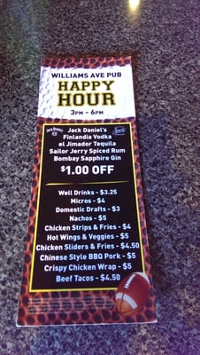 Menu photo 6 Williams Avenue Pub Renton, WA Menu photo 6 Williams Avenue Pub Renton, WA