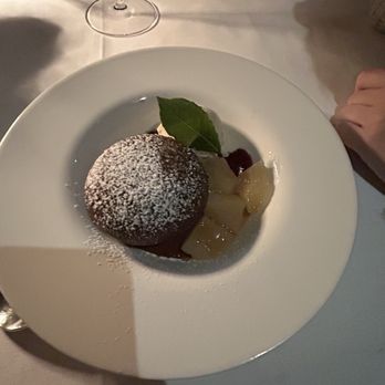Ristorante Lombardo - Warm gingerbread cake with pears and gelato was absolutely delicious! A Christmas season special!! - Italian Near Me - Buffalo, New York Ristorante Lombardo - Warm gingerbread cake with pears and gelato was absolutely delicious! A Christmas season special!! - Italian Near Me - Buffalo, New York