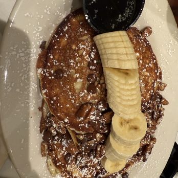 Briarpatch Restaurant - Banana chocolate chunk pancakes - American Near Me - Winter Park, Florida
