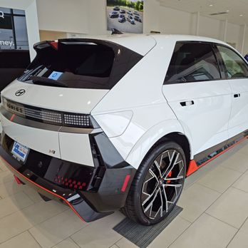 Lee Johnson Hyundai of Everett - Inside showroom. Ioniq 5 N - Car Dealers Near Me - Everett, Washington