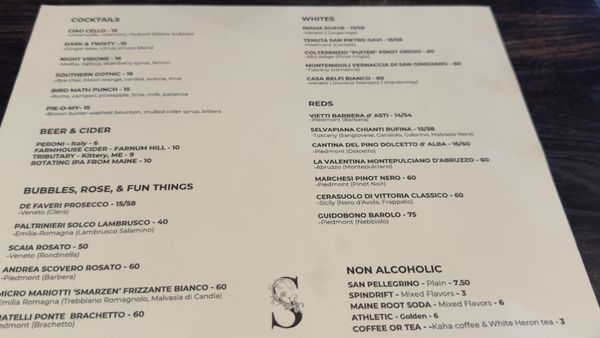 Menu photo 4 Secundo South Berwick, ME Menu photo 4 Secundo South Berwick, ME