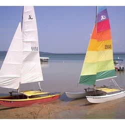 Lake Bellaire - Hobie Cats on Lake Bellaire