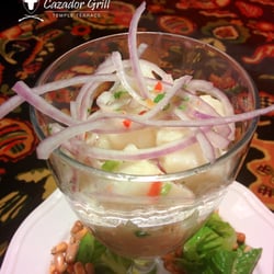 Vica Latin Signature - Ceviche - Raw fish cooked in lemon juice.
Come and try our mouth watering ceviche !