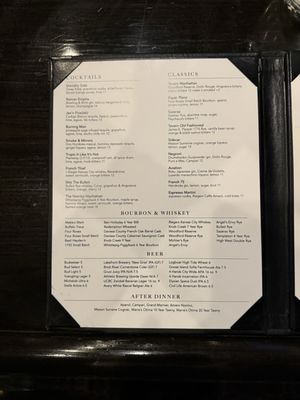 Menu photo 1 The Tavern Kitchen & Bar St. Louis, MO Menu photo 1 The Tavern Kitchen & Bar St. Louis, MO