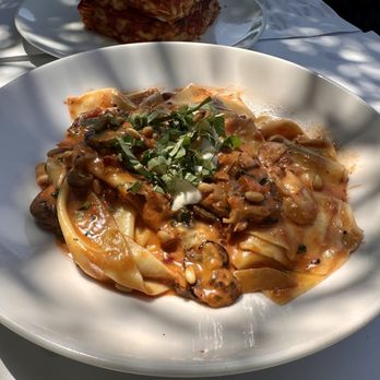 Pasta Moon - Pappardelle Pecetta - Italian Near Me - Half Moon Bay, California Pasta Moon - Pappardelle Pecetta - Italian Near Me - Half Moon Bay, California