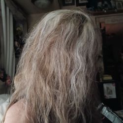 I ended up with that ugly mess. Who does that to a clients hair and thinks it's ok!! I can't work now