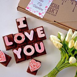 Mocha Misk´i - 100% edible brownie messages