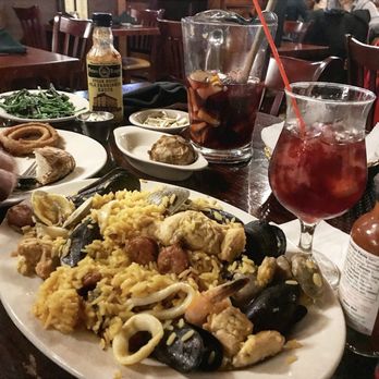 354 Steakhouse - One of their yummiest entree seafood arroz valenciana - Steakhouses Near Me - Cliffside Park, New Jersey