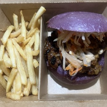 Hiraya Cafe - UBE CHORI BURGER - Filipino Near Me - Washington, DC, District of Columbia Hiraya Cafe - UBE CHORI BURGER - Filipino Near Me - Washington, DC, District of Columbia