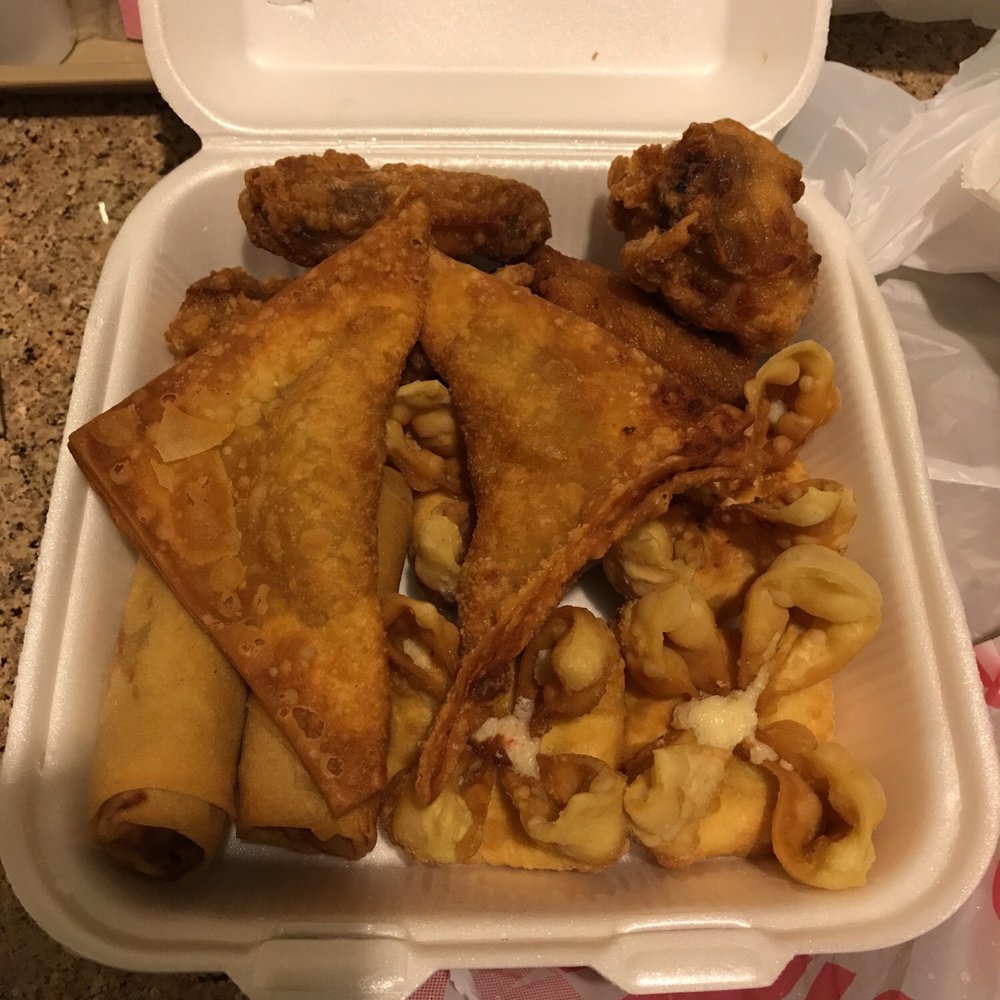 Wok On Fire - Sampler plate - Chinese Near Me - Killeen, Texas Wok On Fire - Sampler plate - Chinese Near Me - Killeen, Texas