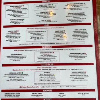 Giordano's - Menu - Pizza Near Me - Fort Wayne, Indiana