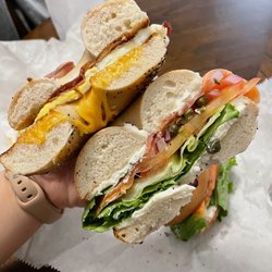 Bagel Express - (#1) THE CLASSIC - BEC & (#9) LOX & A SCHMEAR