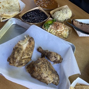 Sexton Feed Mill - "Smoked" chicken. Sides are extra. Tortillas are great! - Axe Throwing Near Me - Glen Rose, Texas Sexton Feed Mill - "Smoked" chicken. Sides are extra. Tortillas are great! - Axe Throwing Near Me - Glen Rose, Texas