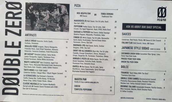 Menu photo 5 Double Zero Pie & Pub Las Vegas, NV Menu photo 5 Double Zero Pie & Pub Las Vegas, NV
