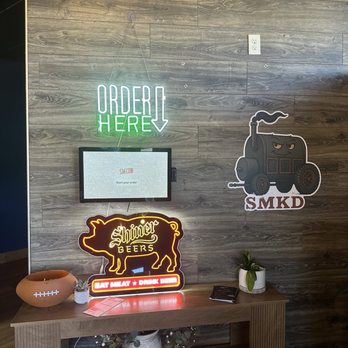 SMKD BBQ  - order kiosk and decor - American Near Me - Henderson, Nevada