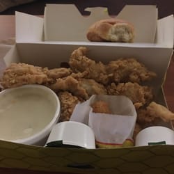 Cold chicken I waited 10 min for