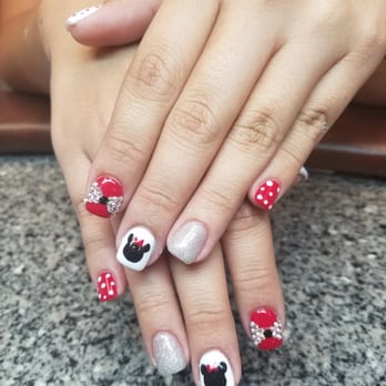 Fine Touch Nails 1 - Sandy did this for me because I'm going to Disney I am so in love. - Nail Salons Near Me - Hackensack, New Jersey Fine Touch Nails 1 - Sandy did this for me because I'm going to Disney I am so in love. - Nail Salons Near Me - Hackensack, New Jersey