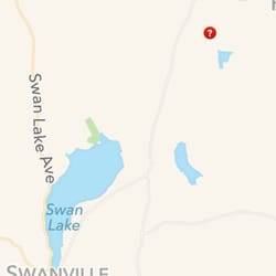 Swan Lake State Park - See location of park at North of Swan Lake. Do not follow map if it directs you to the red dot shown in photo.