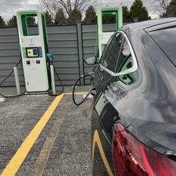 Electrify America - Two charging stations and an Audi Q8