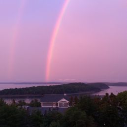 Double rainbow from balcony Double rainbow from balcony