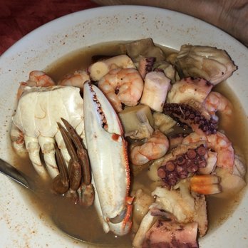 Mariscos Mazatlán - Seafood soup $195 - Seafood Near Me - Cabo San Lucas, BCS