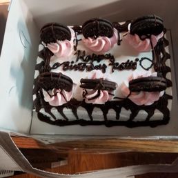 a cake in a box