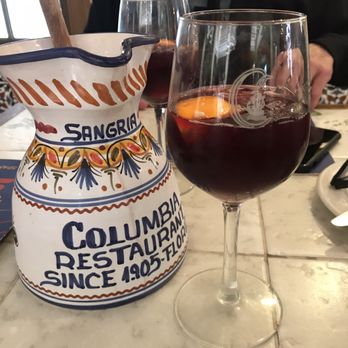 The Columbia - Delicious sangria - Spanish Near Me - St Augustine, Florida