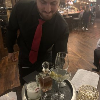 Mac's Chophouse - Oh there is our waiter!! Serving our cocktails!! Mmm!!! - Venues & Event Spaces Near Me - Marietta, Georgia